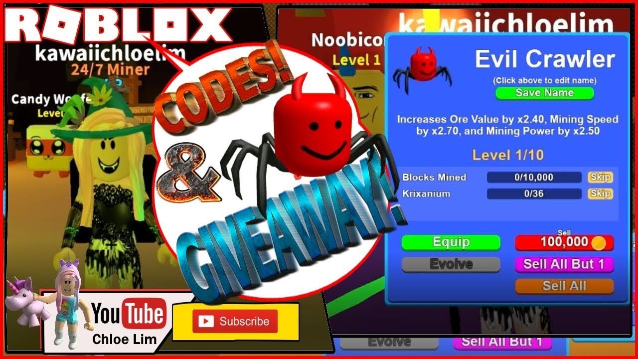 All Codes For Roblox Mining Simulator 2019